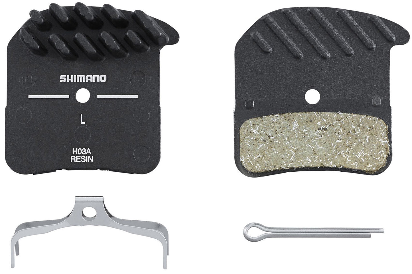 Shimano-Bremsbeläge H03A-RF Resin 4-Kolben Ice-Tec Disc