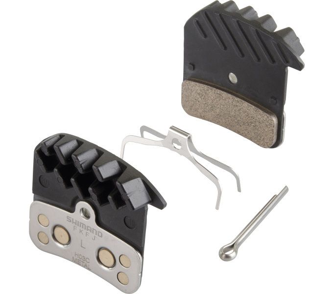 SHIMANO-Bremsbeläge Ice Tech H03C Metall mit Kühlrippen