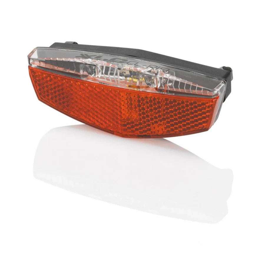 XLC LED Batterie-Rückleuchte Gepäcktr. inkl Reflektor mit USB-Ladebuchse
