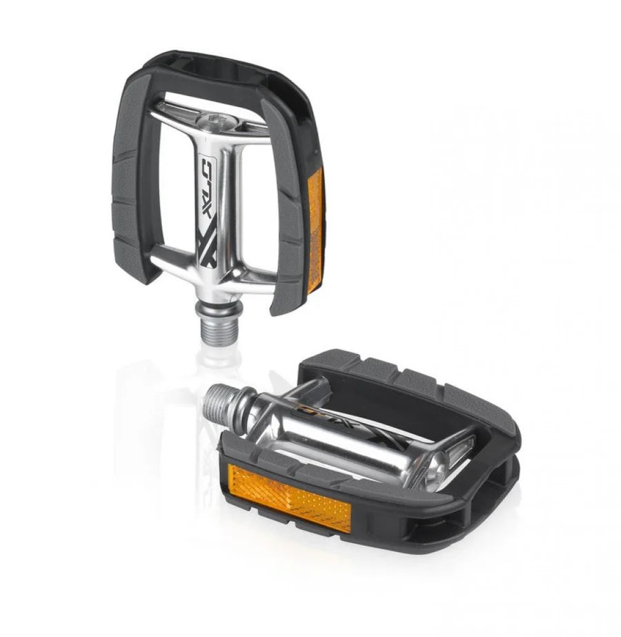 XLC City-/Comfort-Pedal Modell PD-C08 aus Alu mit Gummiauflage