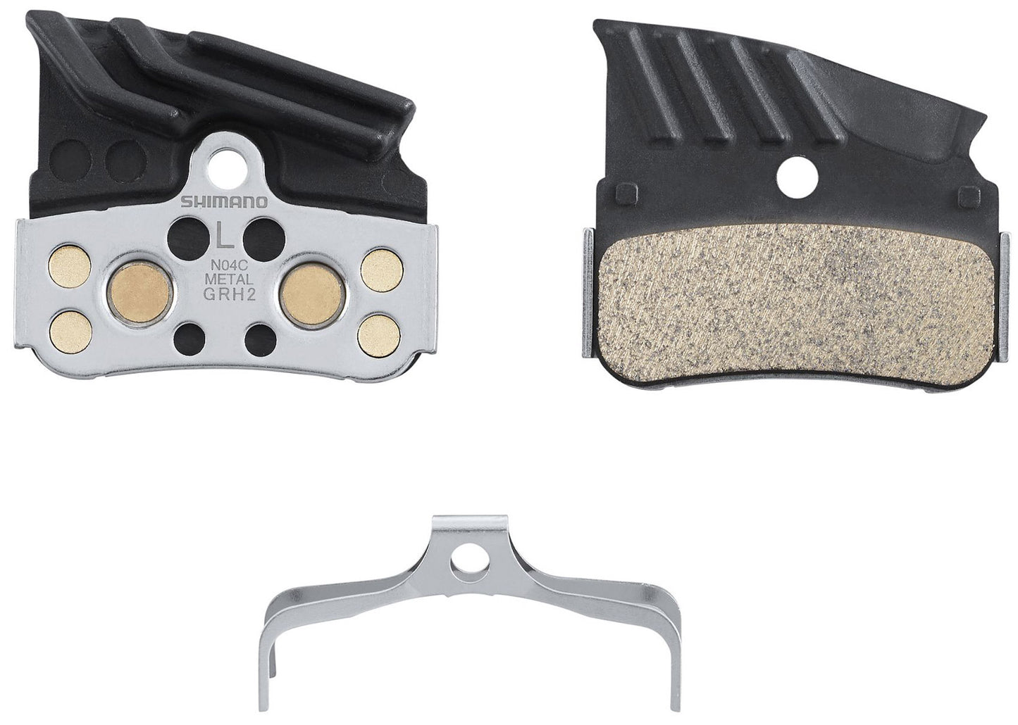 Shimano-Bremsbeläge N04C-MF Metall 4-Kolben Disc