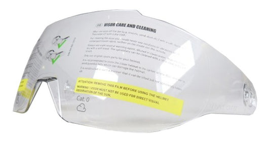 Cratoni Helmvisier transparent für Commuter oder Evo Helm