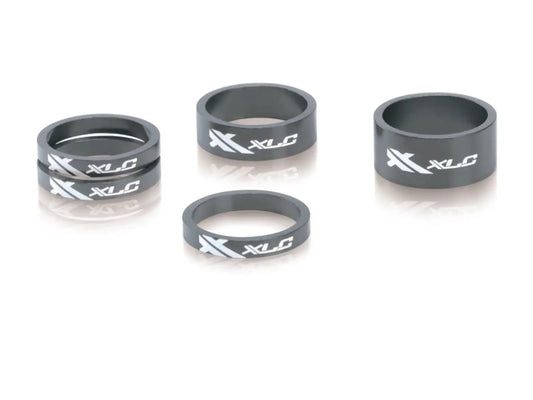 XLC-A-Head Spacer-Set AS-A02 3 x 5, 1 x 10 1 x 15mm 1 1/8Zoll