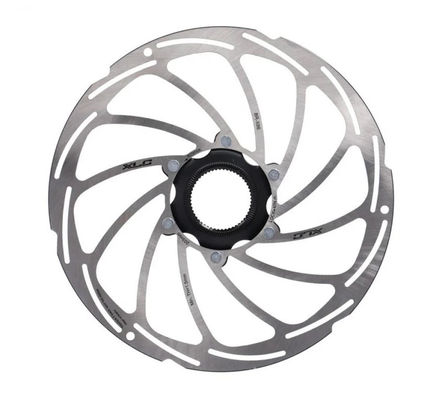 XLC Bremsscheibe BR-X86 Ø 203mm/180mm 1,85mm silber, Centerlock