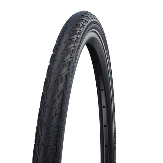 Schwalbe 47-622 DELTA CRUISER PLUS 28x1.75 Drahtreifen PUNCTUREGUARD GREEN COMPOUND Reflex Schwarz