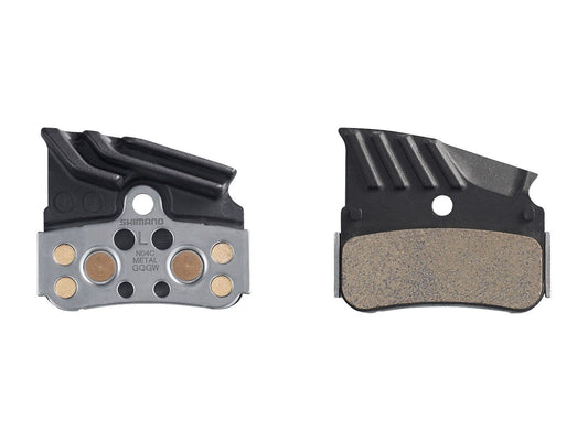 Shimano-Bremsbeläge N04C-MF Metall mit Kühllamellen