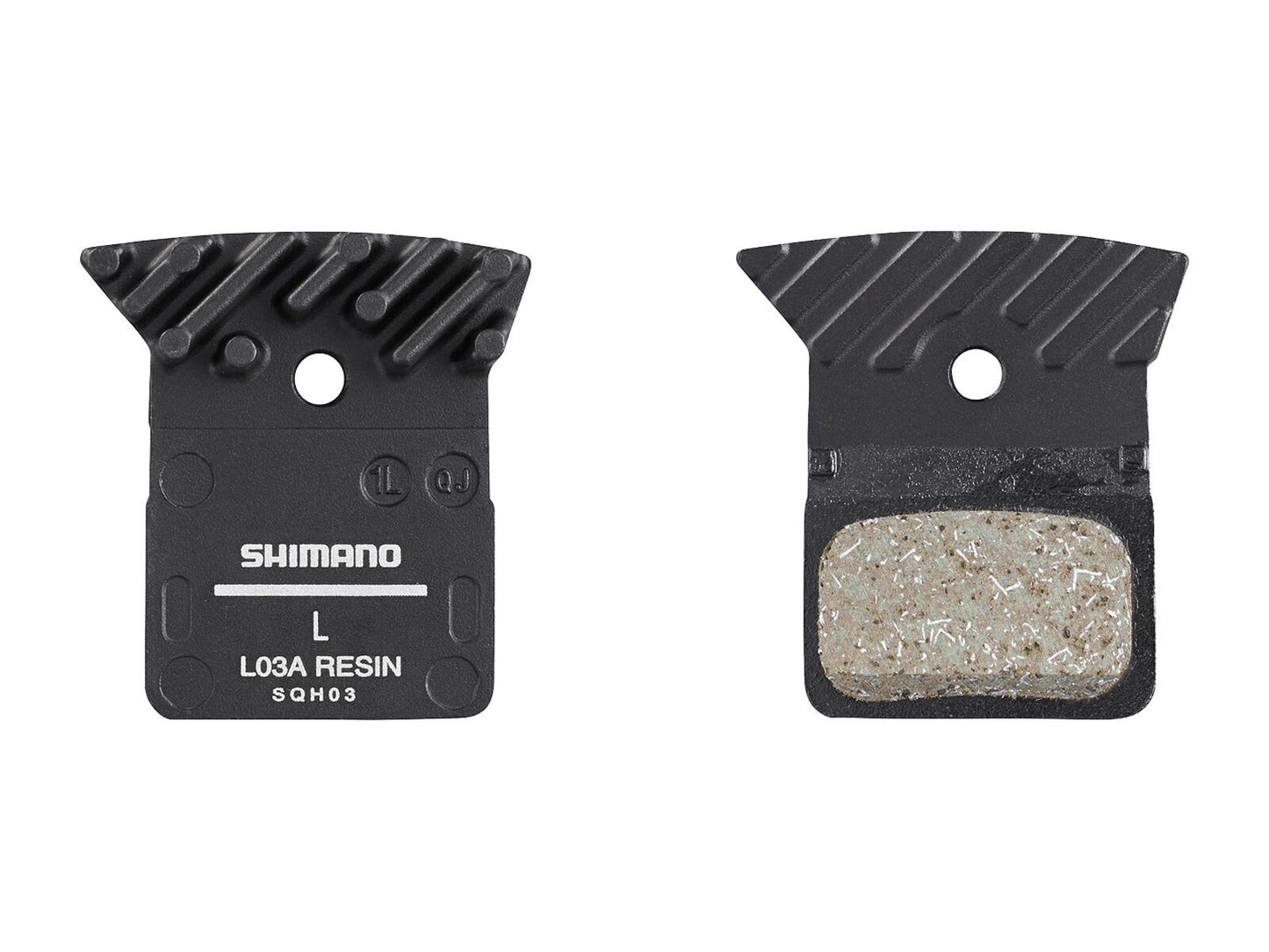 Shimano-Bremsbeläge L03A-RF Kunstharz mit Kühllamellen