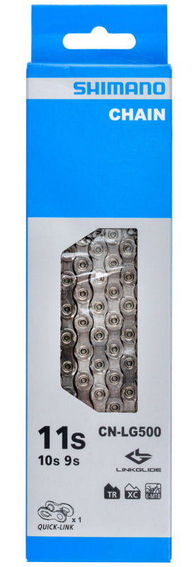 Shimano-Kette CN-LG500 Linkglide 10/11-fach mit Quick-Link